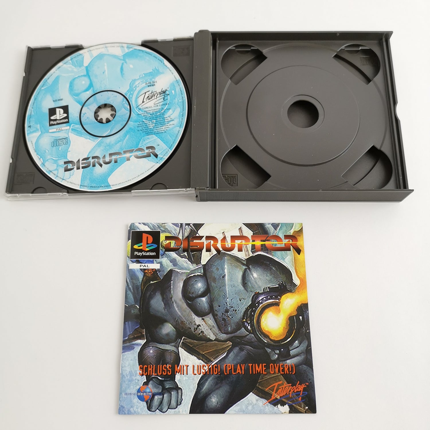Sony Playstation 1 Spiel : Disruptor - OVP & Anleitung | PS1 PSX PAL - USK18