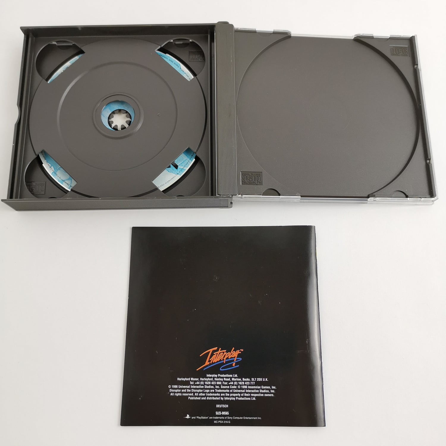 Sony Playstation 1 Spiel : Disruptor - OVP & Anleitung | PS1 PSX PAL - USK18