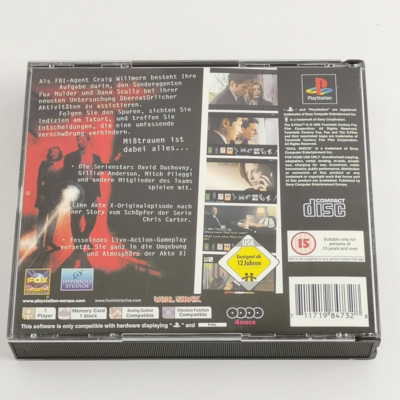 Sony Playstation 1 Game: The X Files - OVP | PS1 PSX PAL