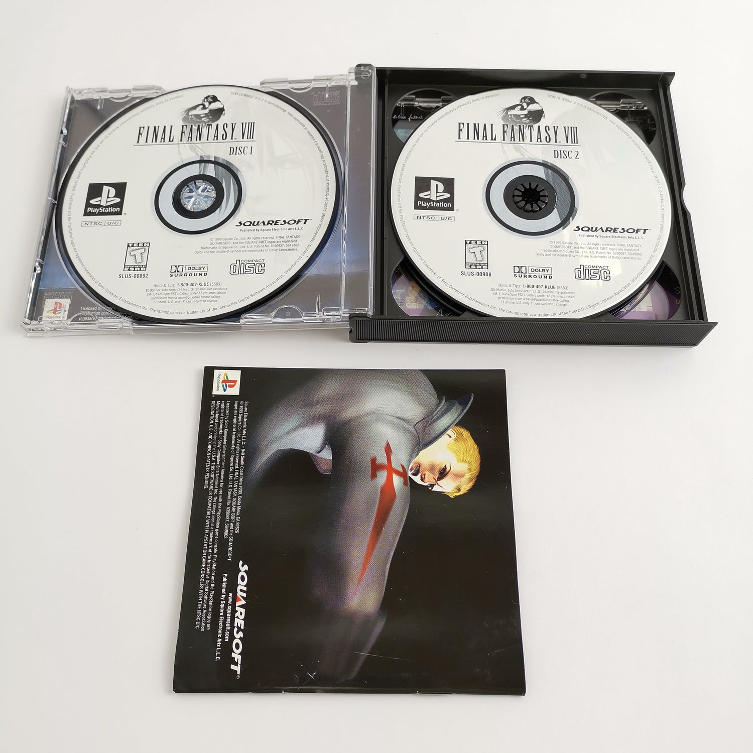 Sony Playstation 1 Spiel : Final Fantasy VIII OVP & Anleitung | PS1 NTSC-U/C USA
