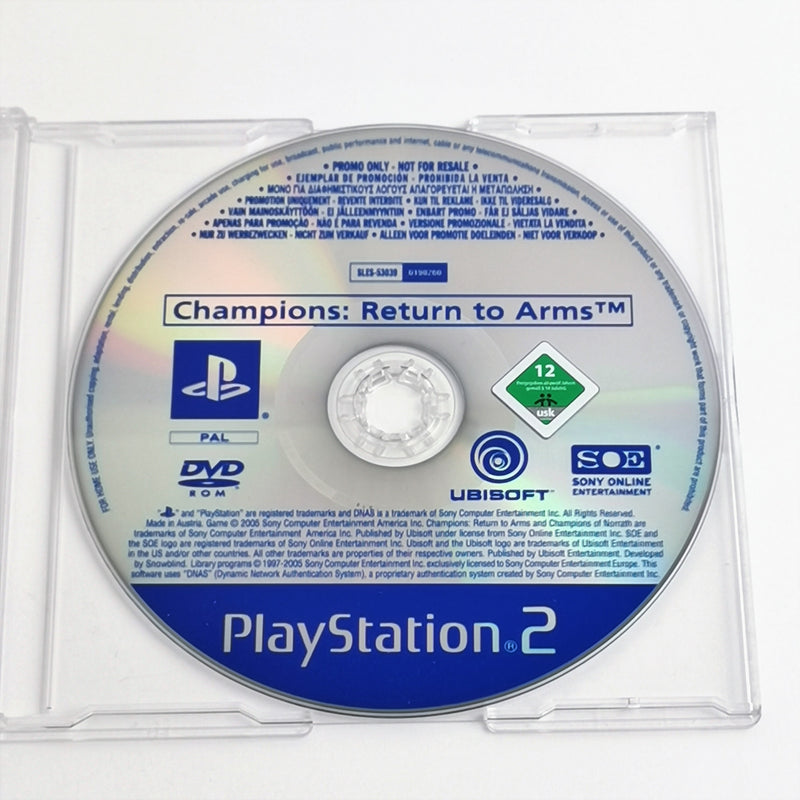 Sony Playstation 2 Promo Game: Champions Return to Arms - PS2 PAL