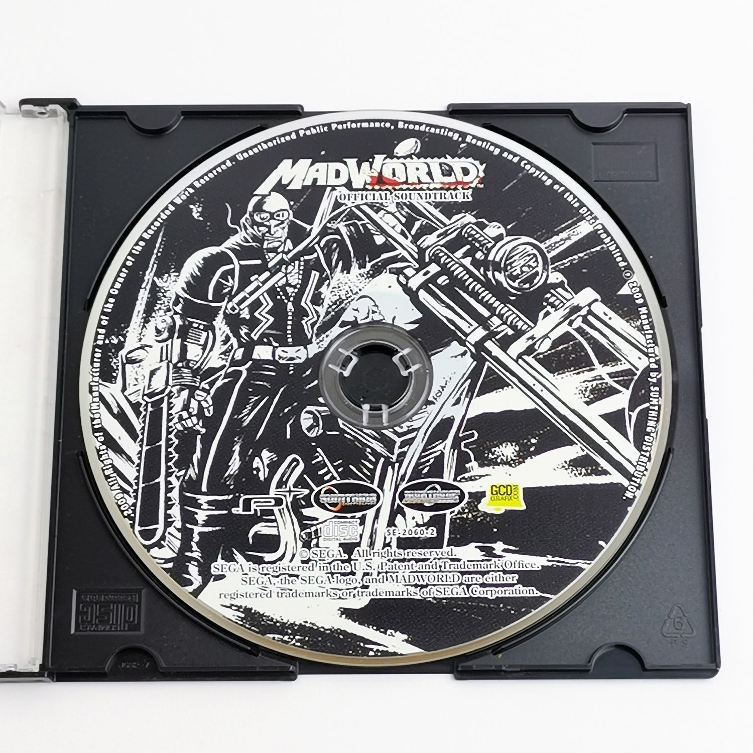 Audio soundtrack CD for the game: Mad World