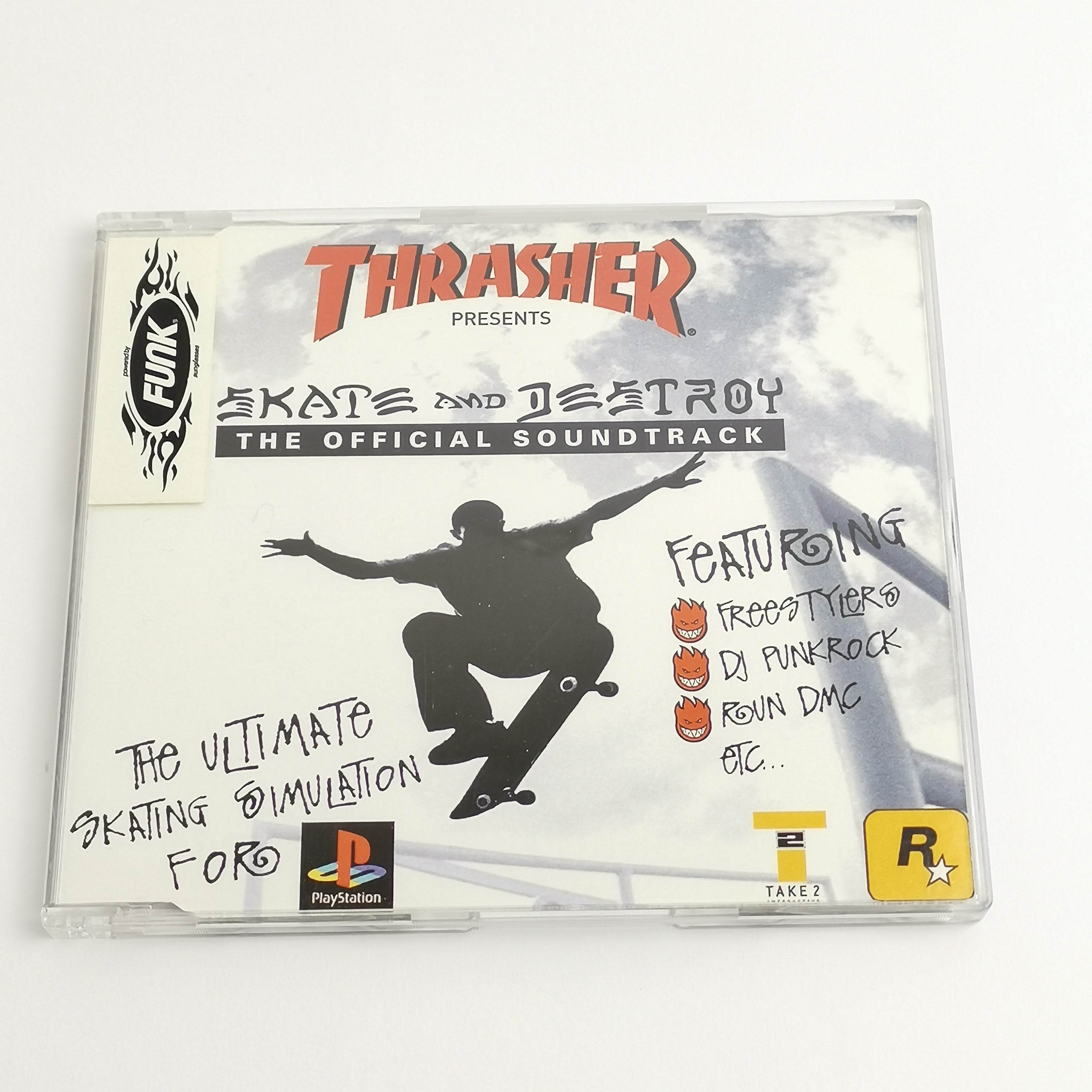 Audio Soundtrack CD zu dem Spiel : Trasher Skate and Destroy - PS1