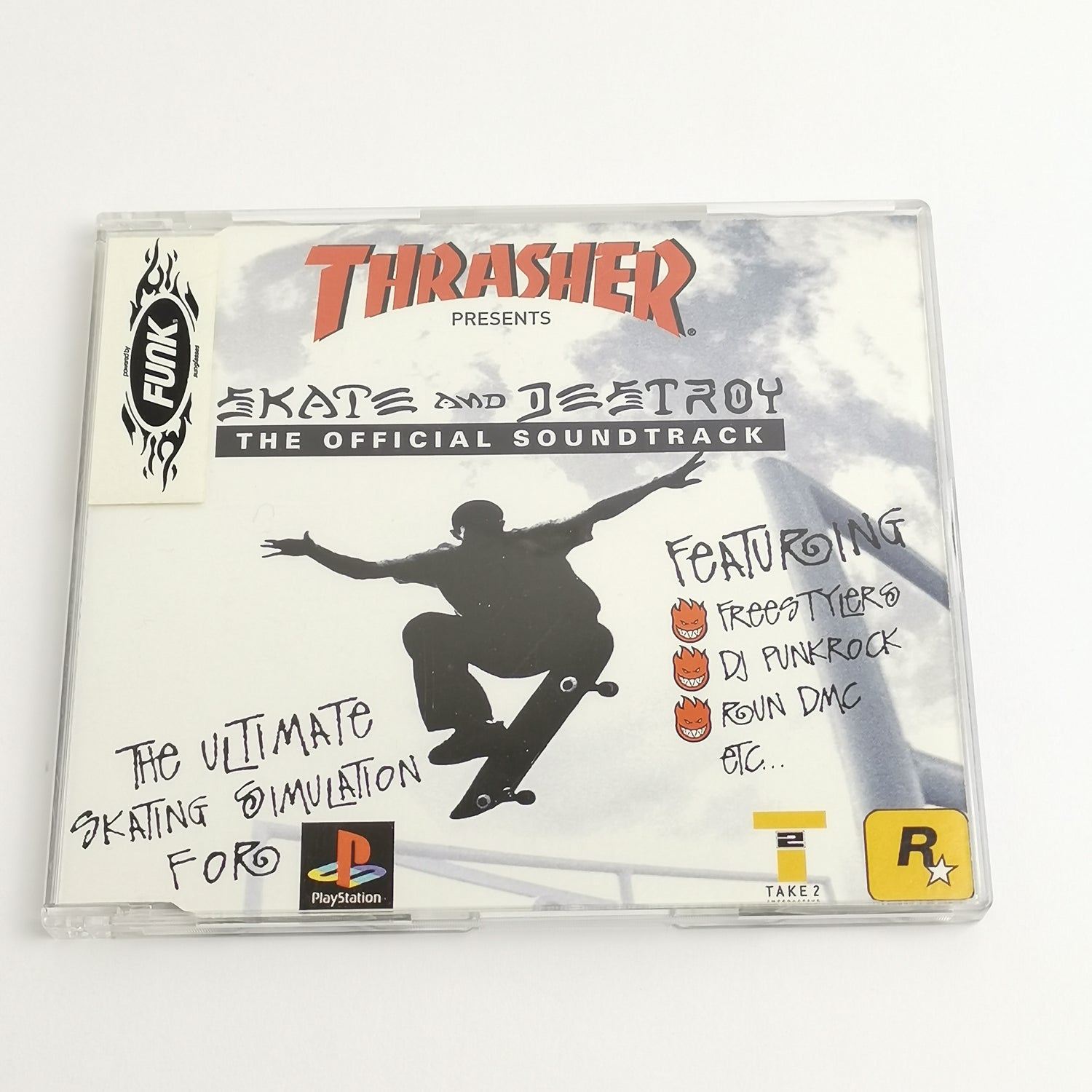 Audio soundtrack CD for the game: Trasher Skate and Destroy - PS1