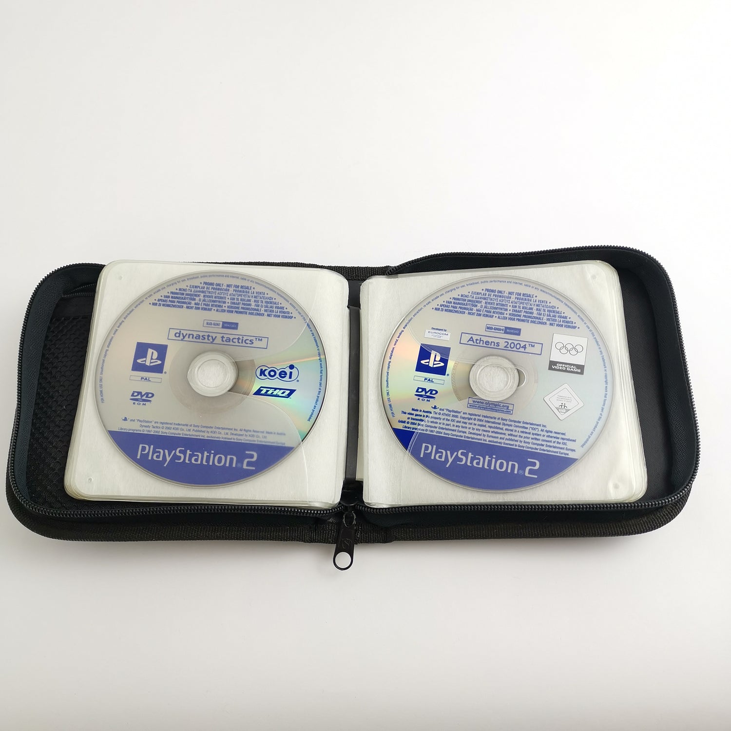 Sony Playstation 2 Promo Cd´s Konvolut + Original Sony PS1 Tasche