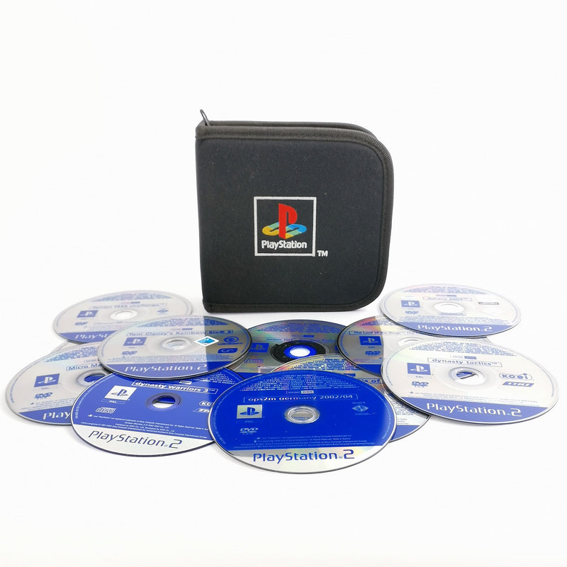 Sony Playstation 2 promo CDs bundle + original Sony PS1 bag