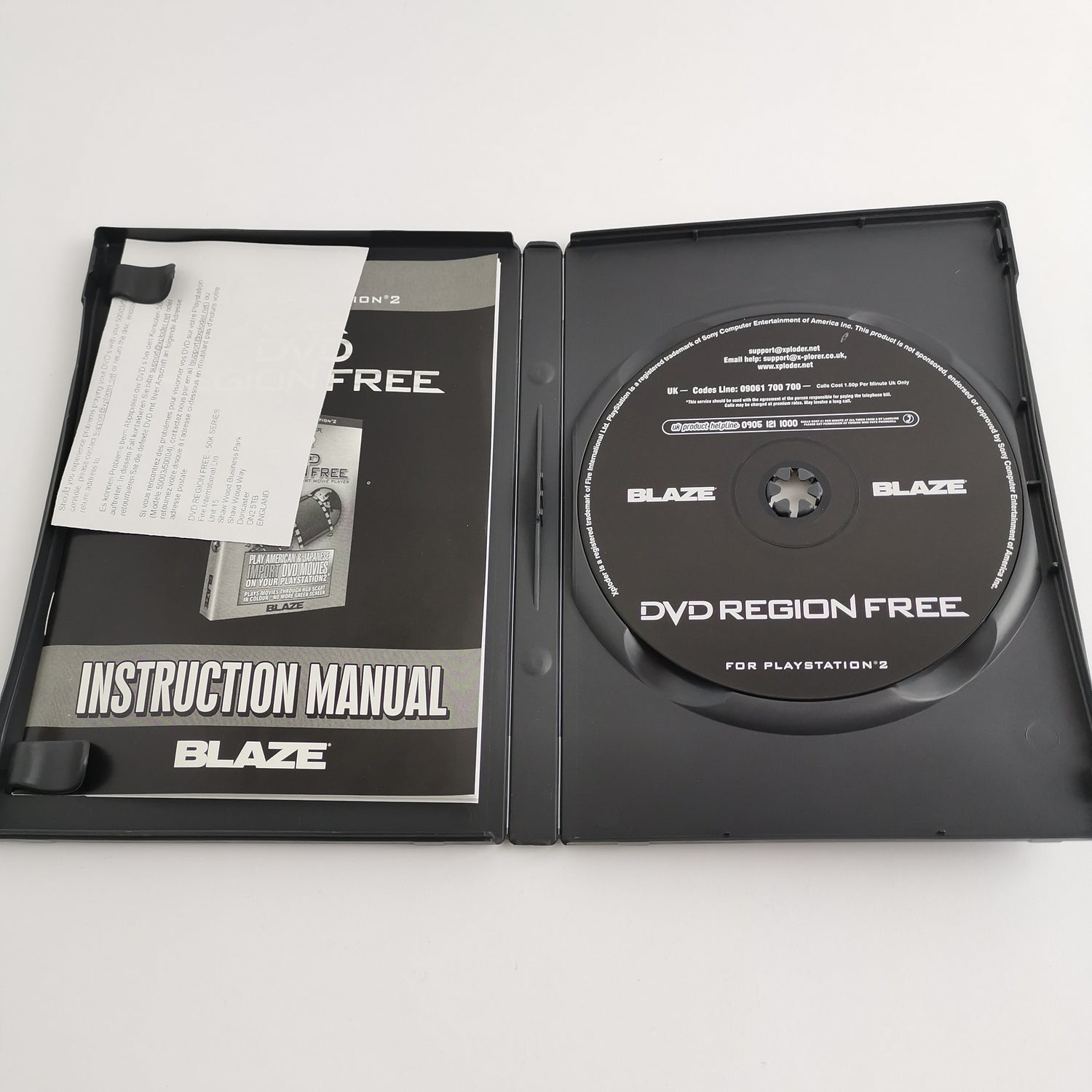 Sony Playstation 2 Accessories: Import Movie Player BLAZE | PS2 OVP PAL