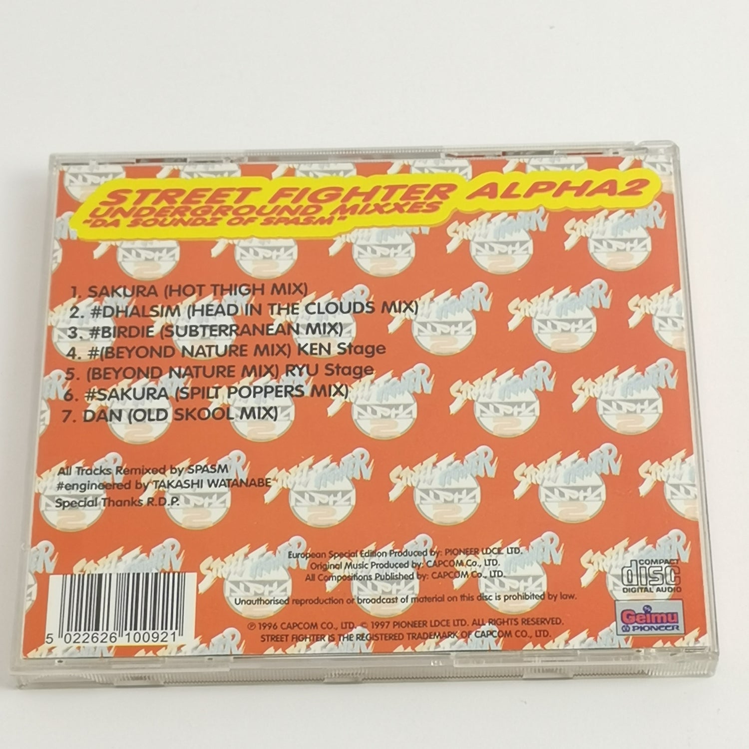 Soundtrack Audio CD: Street Fighter Alpha 2 - Capcom
