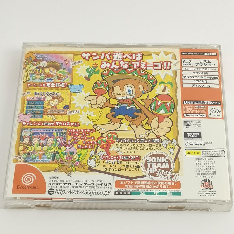 Japanese Sega Dreamcast game: Samba De Amigo - JAPAN Import | DC original packaging