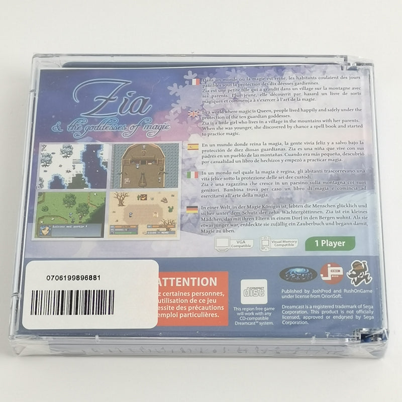 Sega Dreamcast Homebrew Game : Zia &amp; the goddesses of magic from 2016 | NEW orig