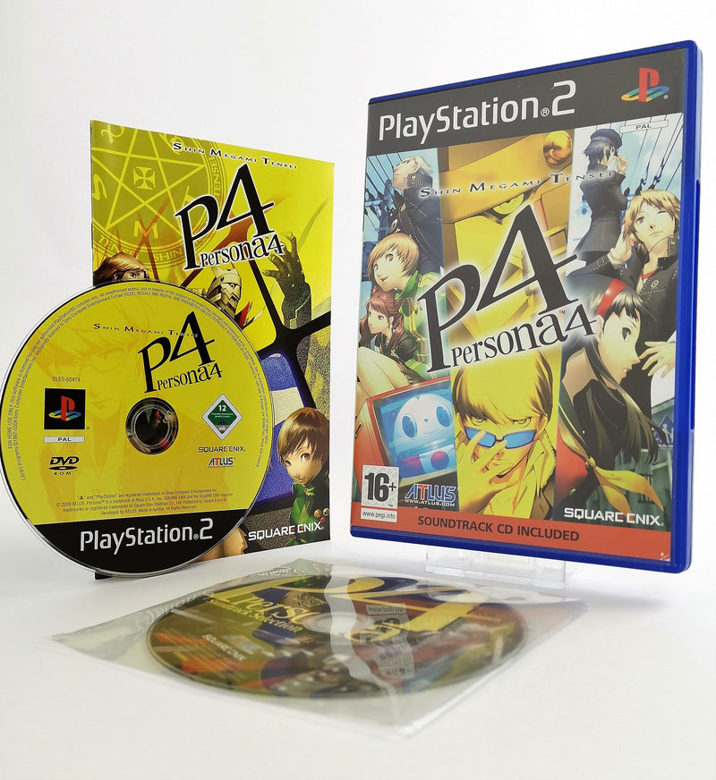 Sony Playstation 2 Spiel : Shin Megami Tensei P4 Persona 4 + Soudntrack CD - PS2