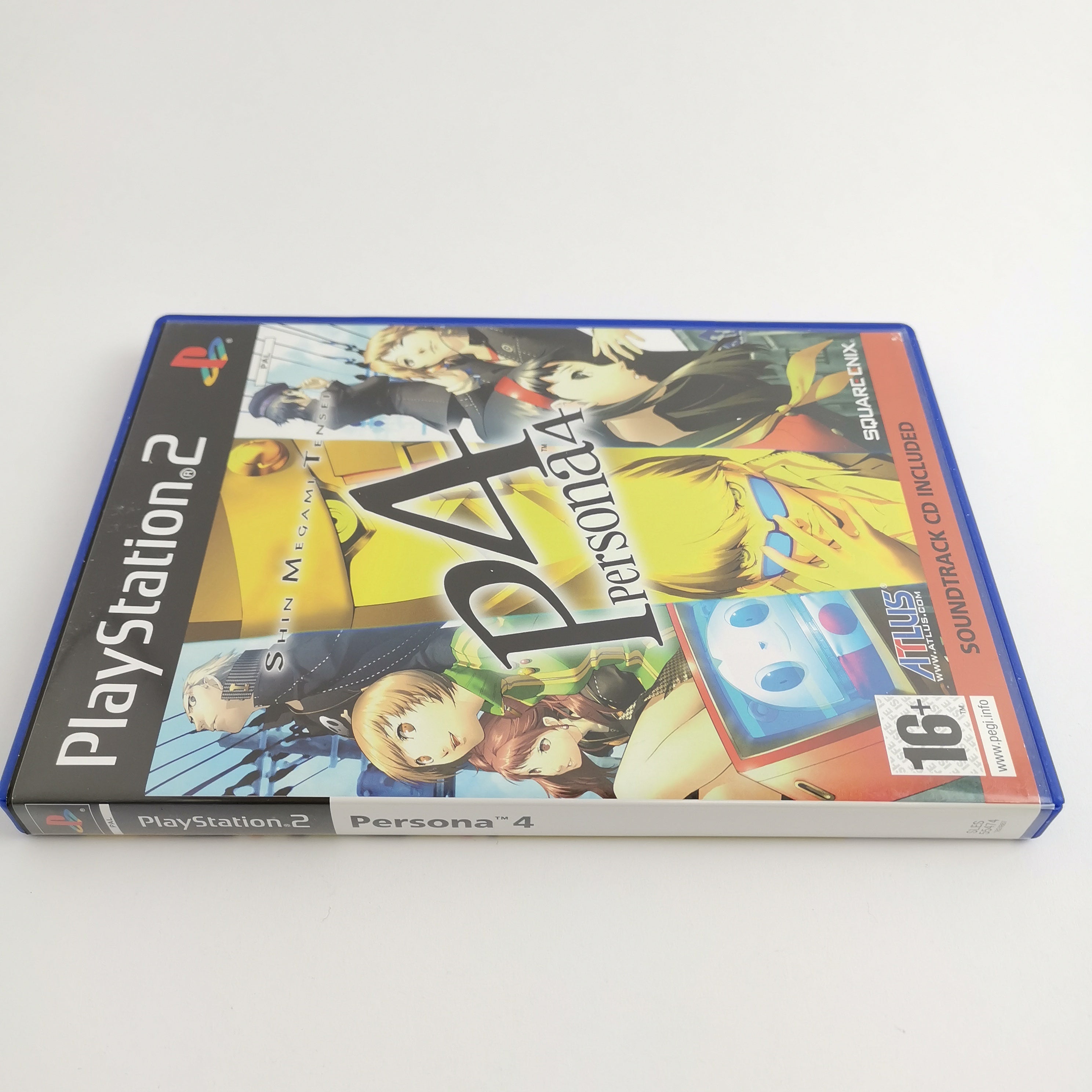 Sony Playstation 2 Game: Shin Megami Tensei P4 Persona 4 + Sound Track CD - PS2