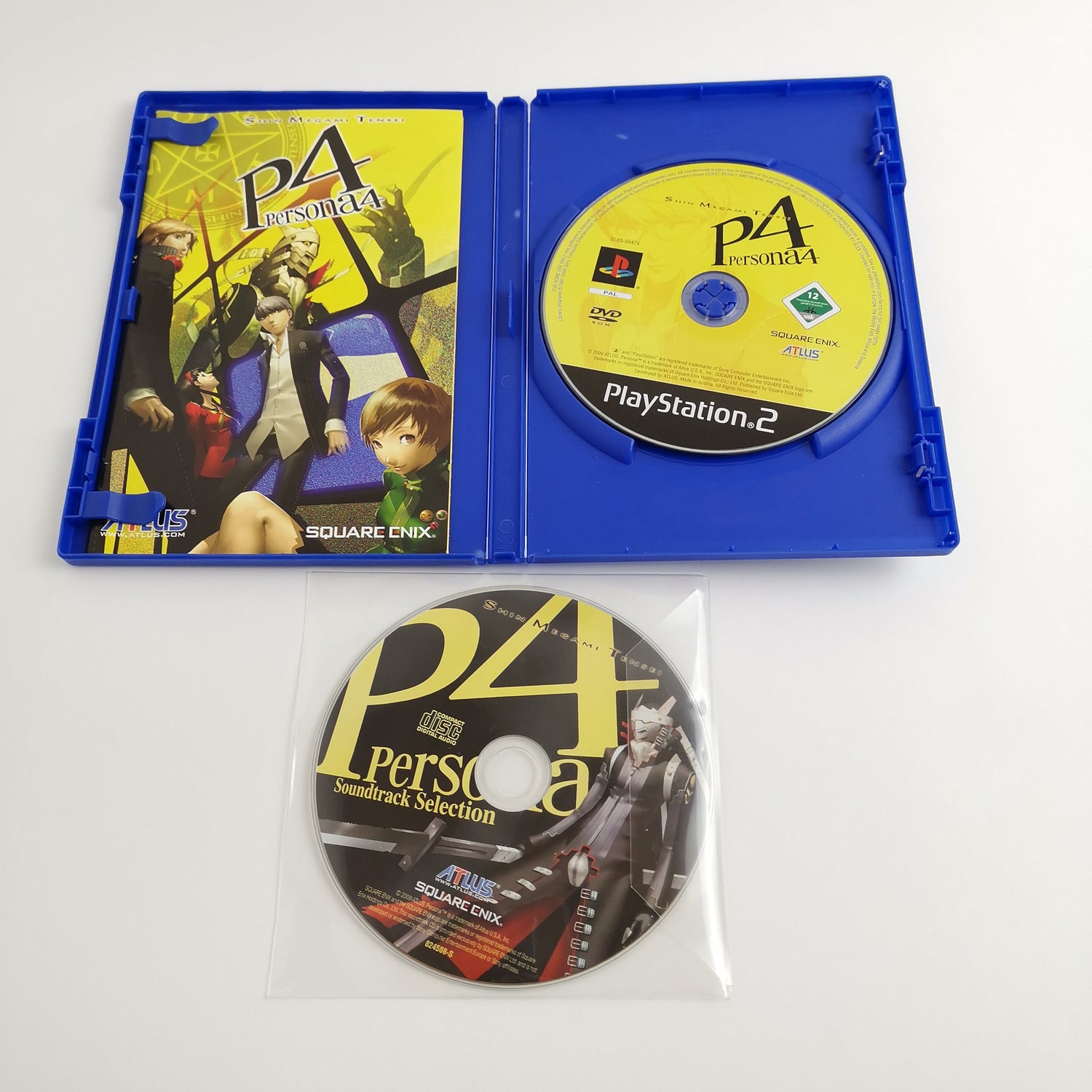 Sony Playstation 2 Spiel : Shin Megami Tensei P4 Persona 4 + Soudntrack CD - PS2