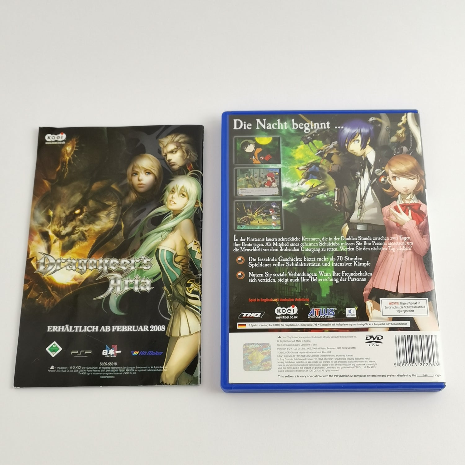 Sony Playstation 2 Spiel : Shin Megami Tensei P3 Persona 3  | PS2 OVP PAL