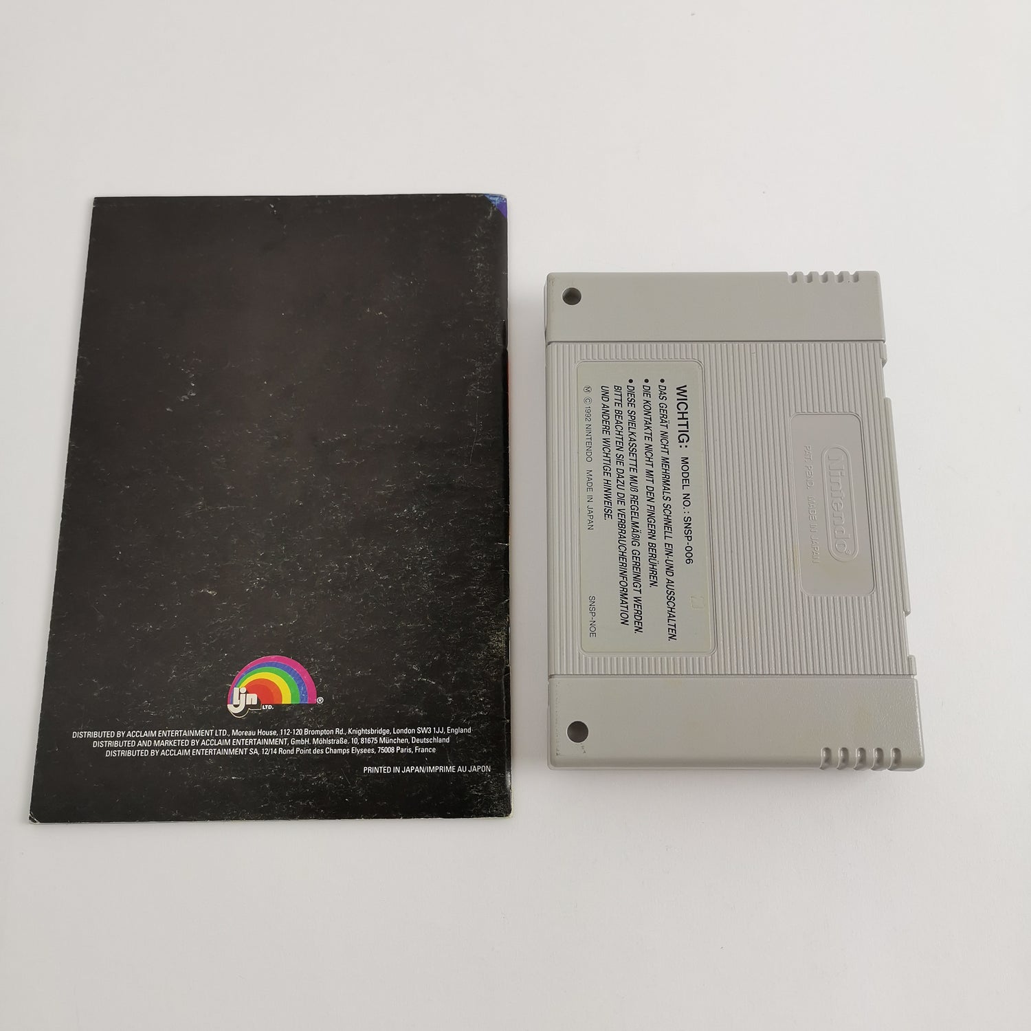 Super Nintendo Spiel : T2 Terminator 2 Judgment Day - OVP & Anleitung | SNES PAL