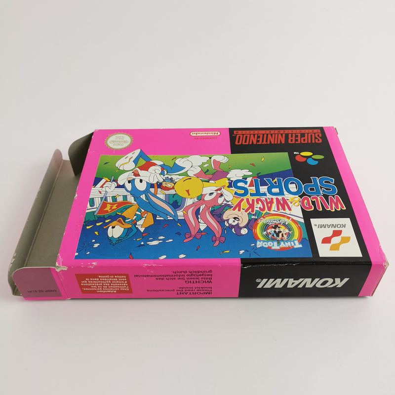 Super Nintendo Spiel : Wild Wacky Sports - OVP & Anleitung | SNES PAL Konami