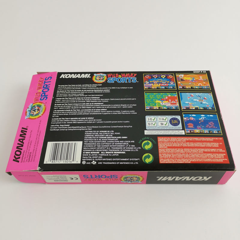 Super Nintendo Spiel : Wild Wacky Sports - OVP & Anleitung | SNES PAL Konami