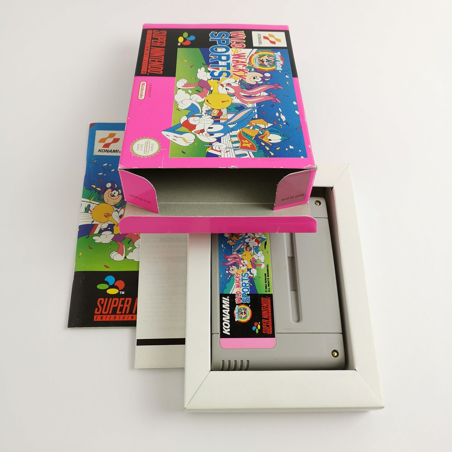Super Nintendo Spiel : Wild Wacky Sports - OVP & Anleitung | SNES PAL Konami