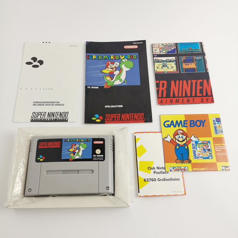 Super Nintendo game: Super Mario World - original packaging &amp; instructions | SMW SNES PAL