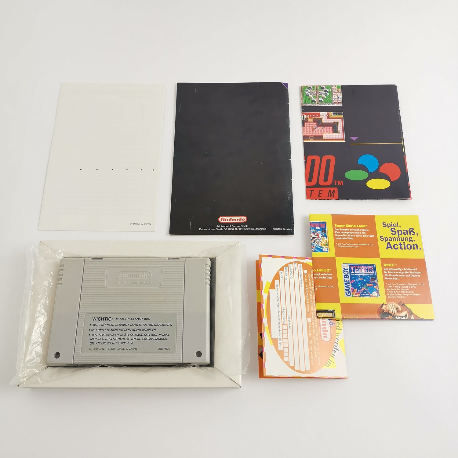 Super Nintendo game: Super Mario World - original packaging & instructions | SMW SNES PAL