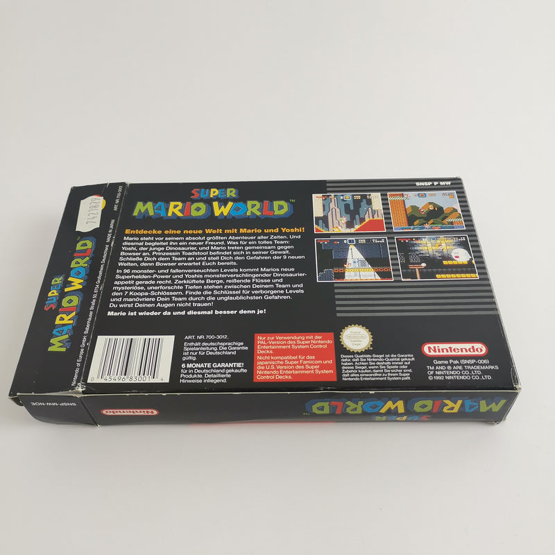 Super Nintendo game: Super Mario World - original packaging &amp; instructions | SMW SNES PAL