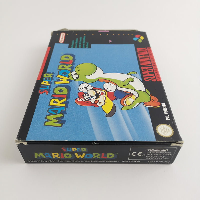 Super Nintendo game: Super Mario World - original packaging &amp; instructions | SMW SNES PAL