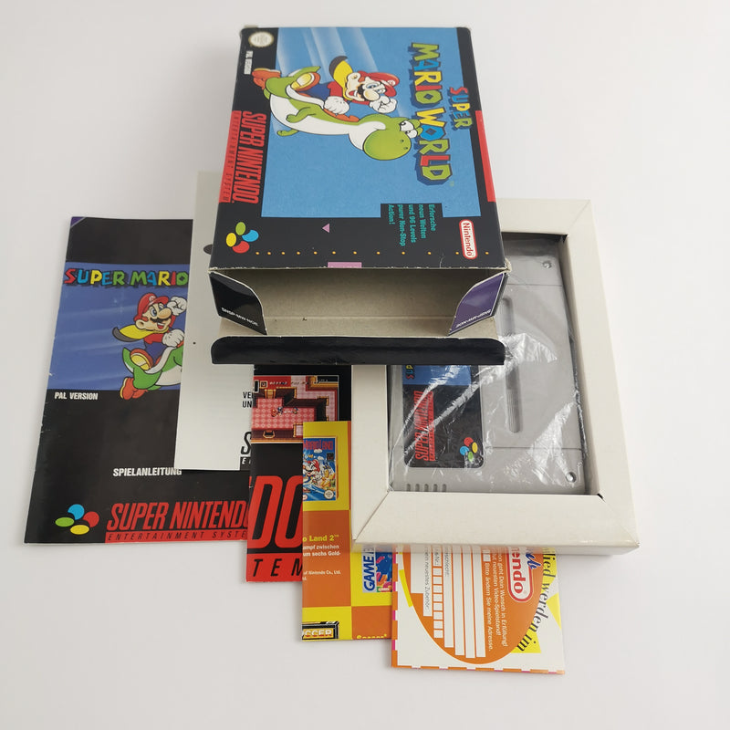 Super Nintendo game: Super Mario World - original packaging &amp; instructions | SMW SNES PAL