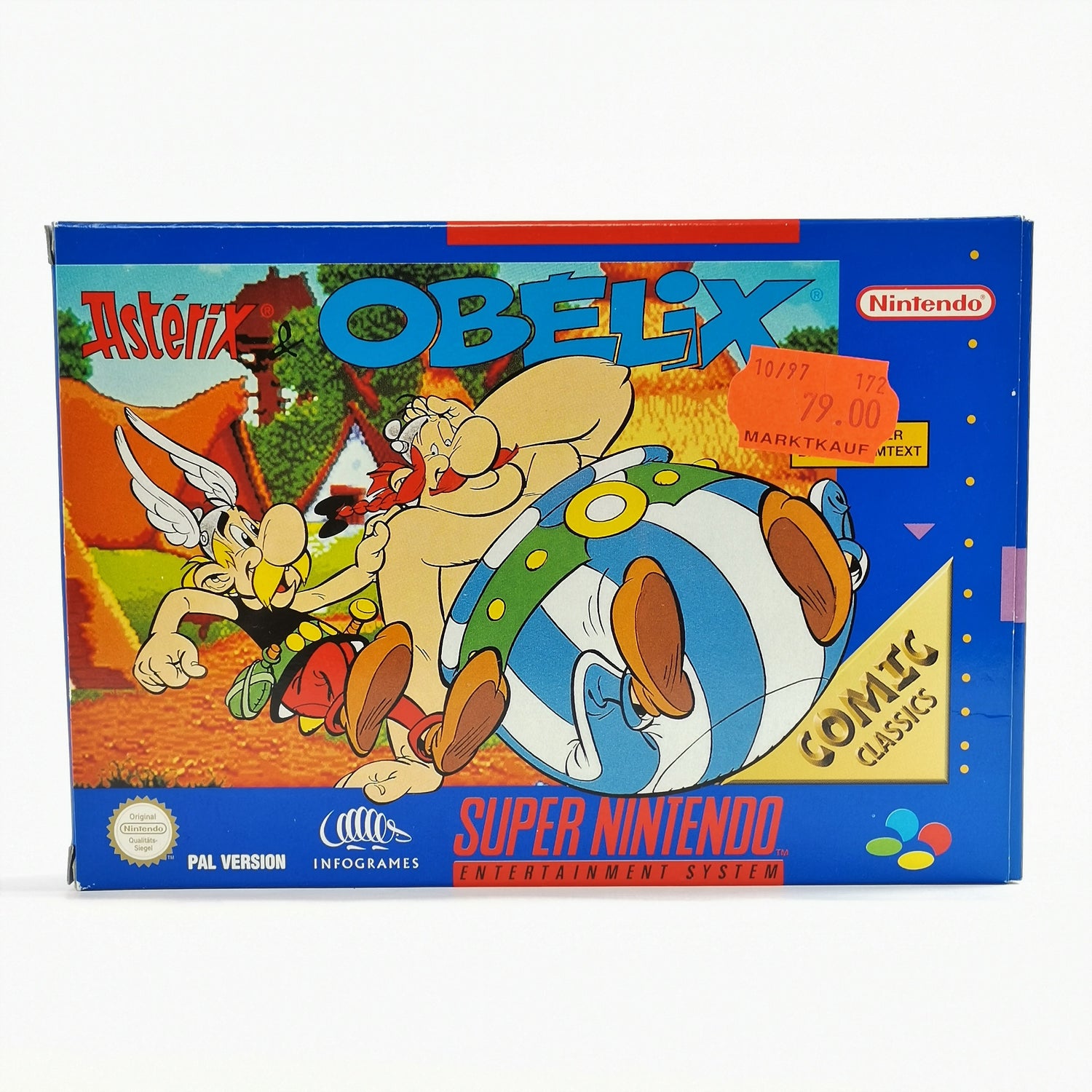 Super Nintendo Spiel : Asterix & Obelix - OVP & Anleitung | SNES Comic Classics