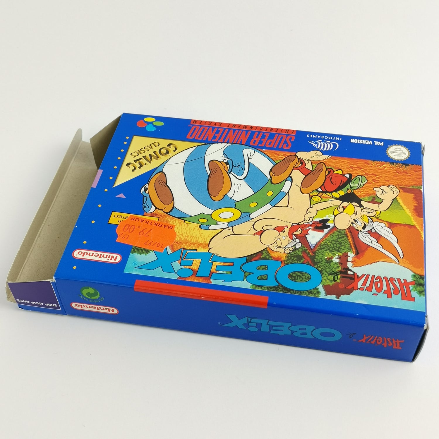 Super Nintendo game: Asterix & Obelix - original packaging & instructions | SNES Comic Classics