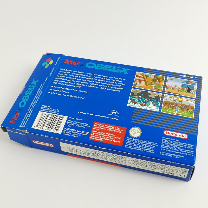 Super Nintendo Spiel : Asterix & Obelix - OVP & Anleitung | SNES Comic Classics