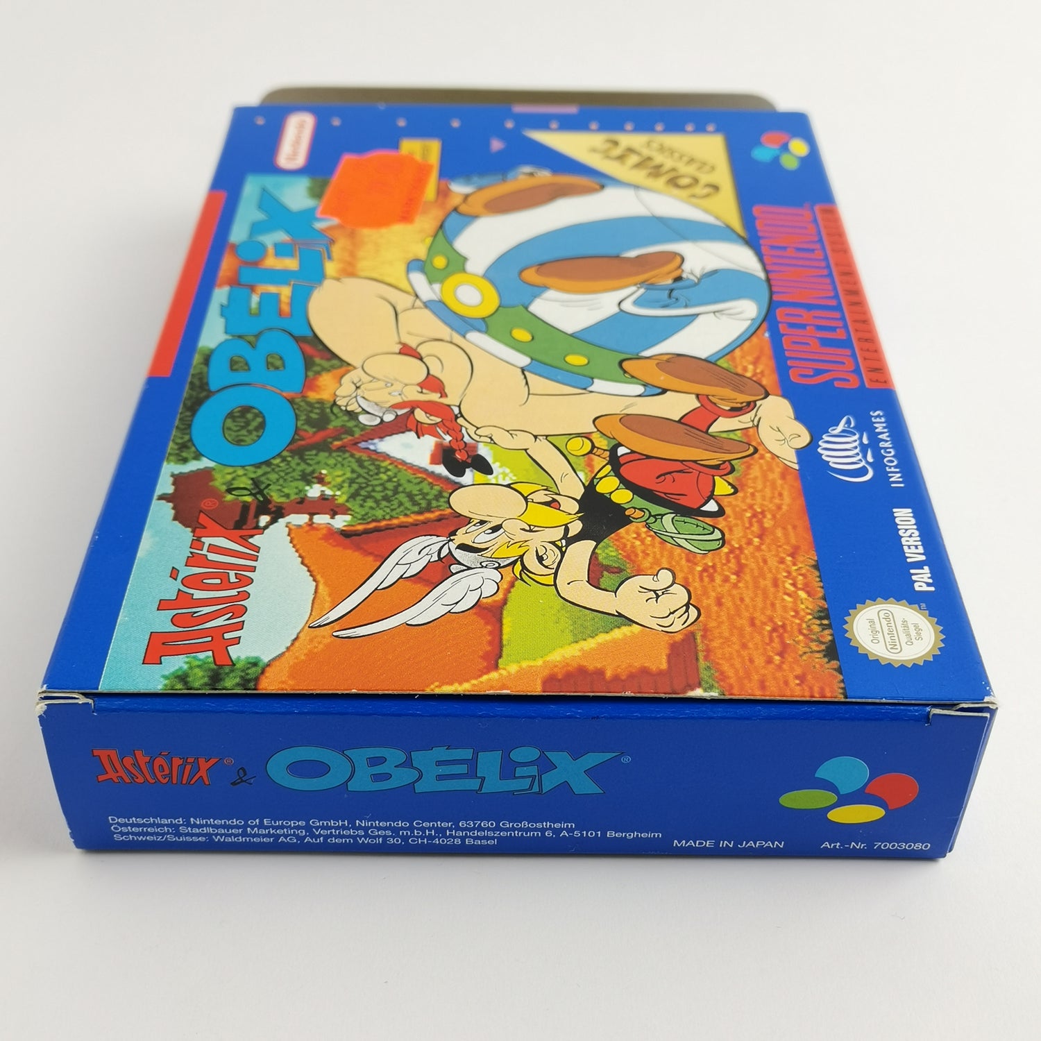 Super Nintendo game: Asterix & Obelix - original packaging & instructions | SNES Comic Classics