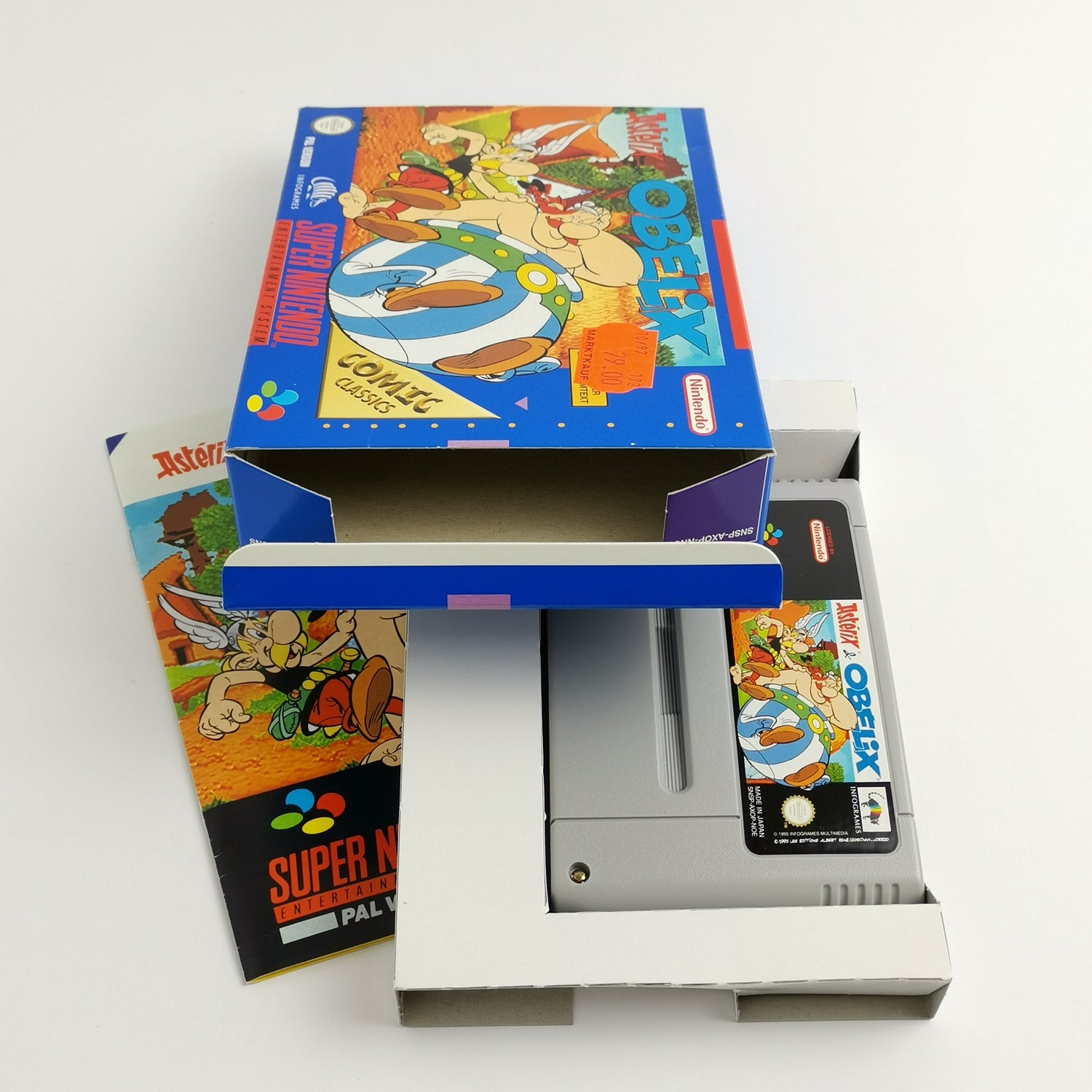 Super Nintendo Spiel : Asterix & Obelix - OVP & Anleitung | SNES Comic Classics