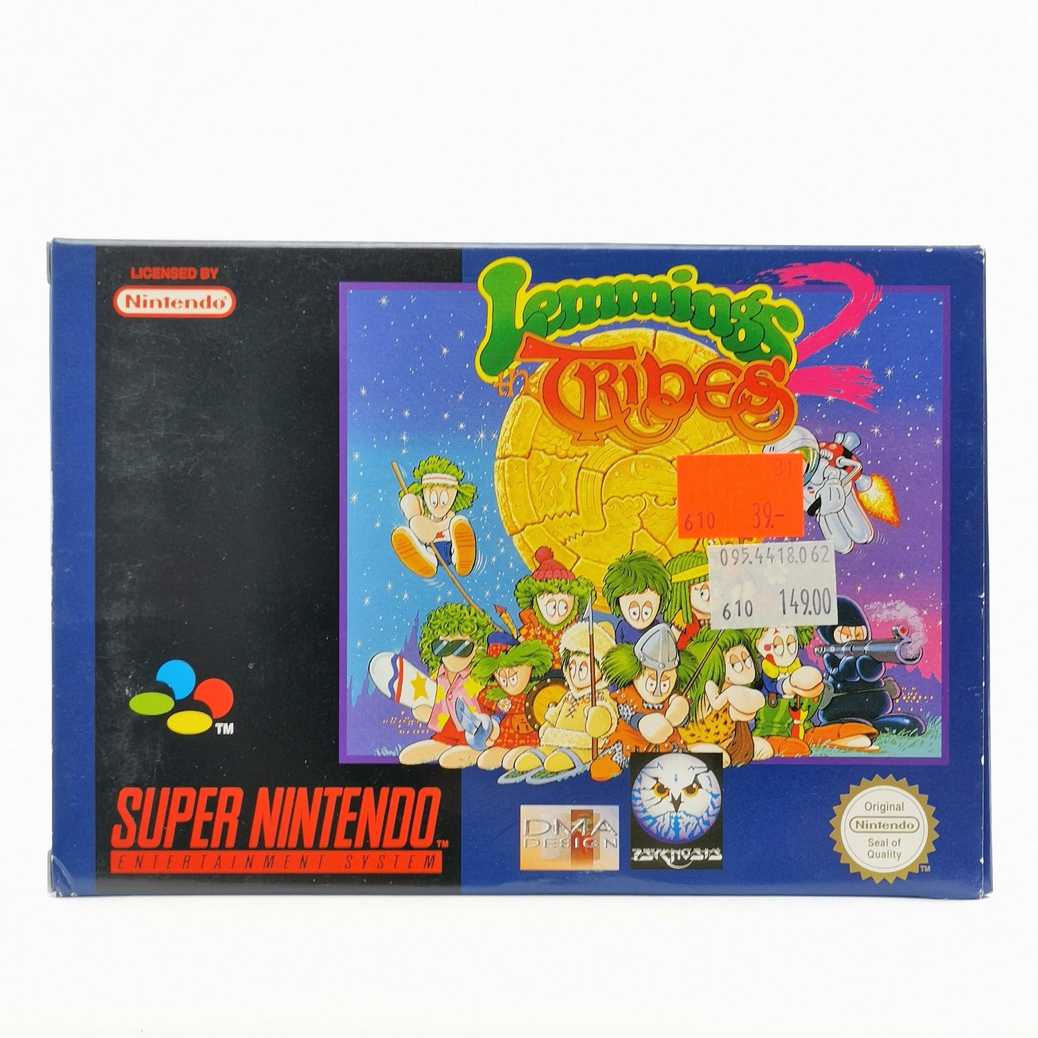 Super Nintendo Spiel : Lemmings 2 The Tribes - OVP & Anleitung | SNES PAL