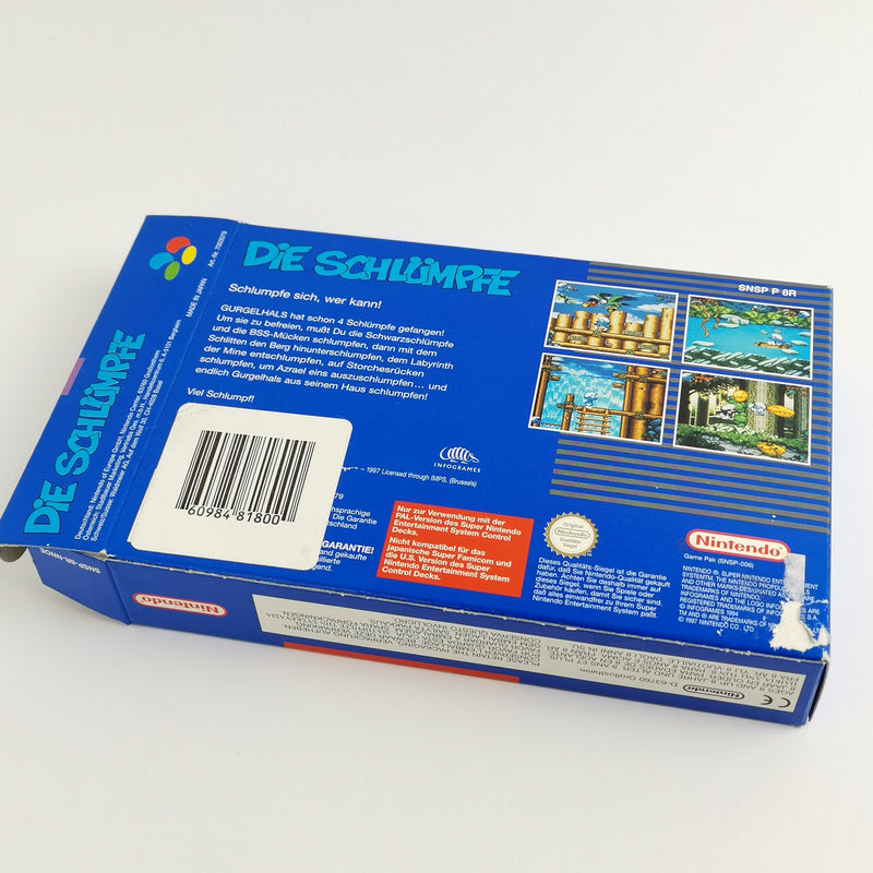 Super Nintendo Game: The Smurfs - Original Packaging &amp; Instructions | SNES Comic Classics PAL