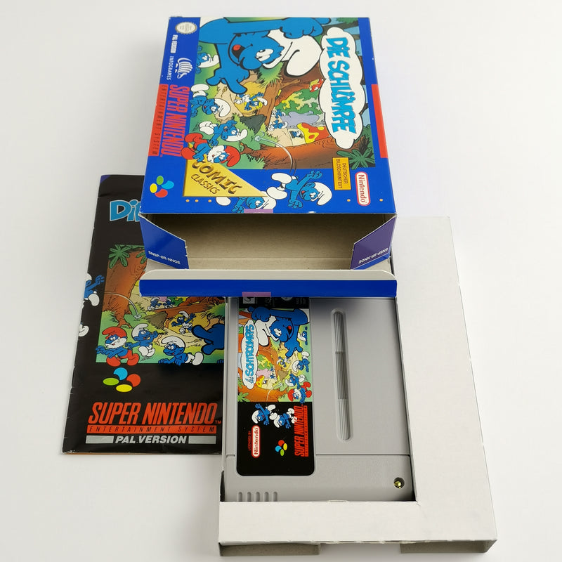 Super Nintendo Game: The Smurfs - Original Packaging &amp; Instructions | SNES Comic Classics PAL