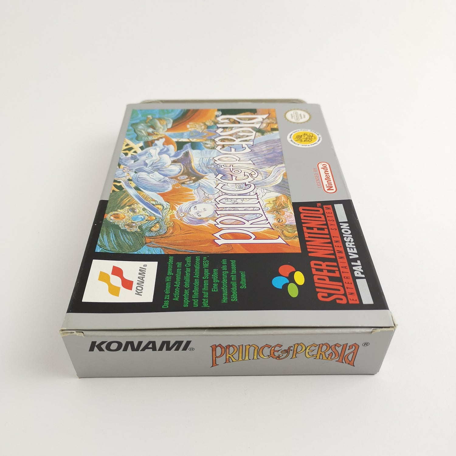 Super Nintendo game: Prince of Persia by Konami - original packaging & instructions | SNES PAL