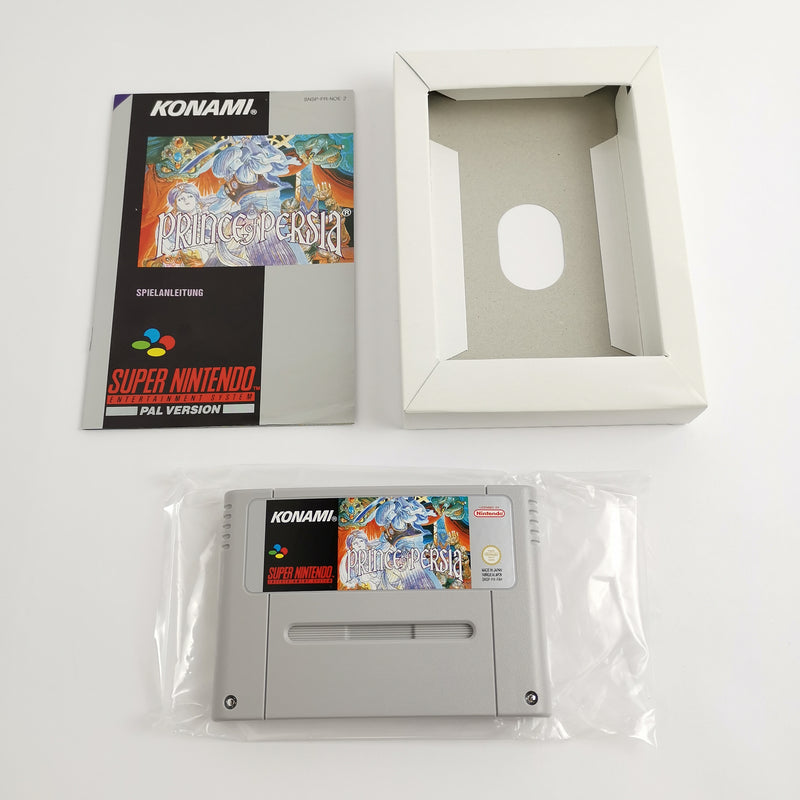 Super Nintendo game: Prince of Persia by Konami - original packaging &amp; instructions | SNES PAL