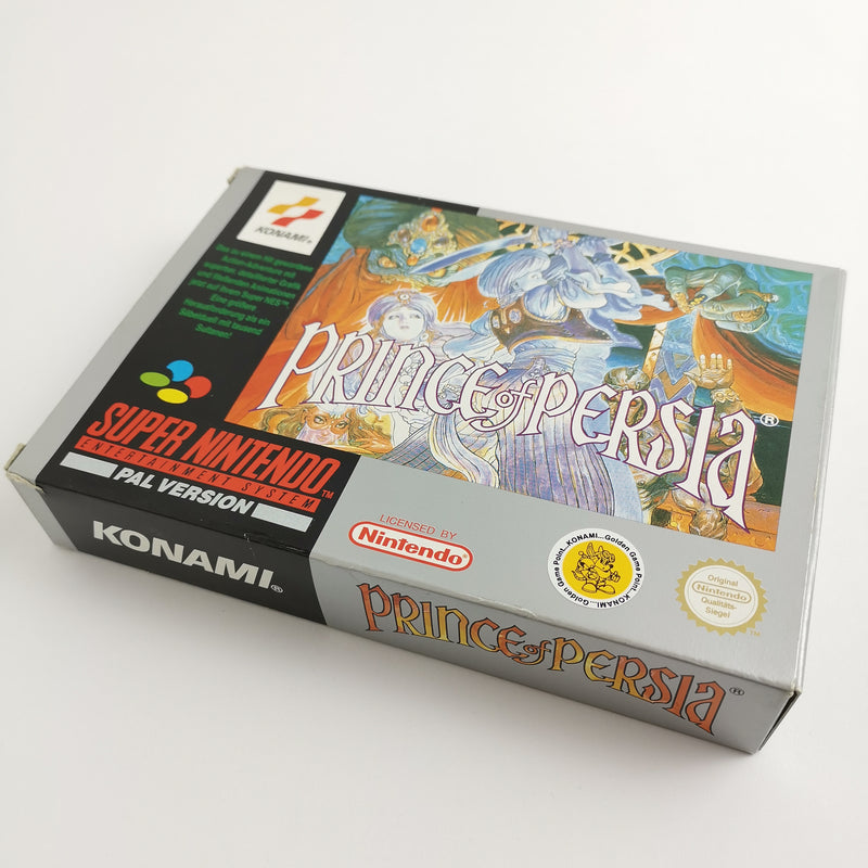 Super Nintendo game: Prince of Persia by Konami - original packaging &amp; instructions | SNES PAL