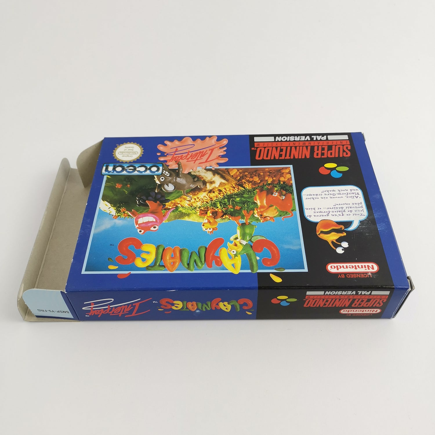 Super Nintendo Spiel : Claymates von Interplay - OVP & Anleitung | SNES PAL