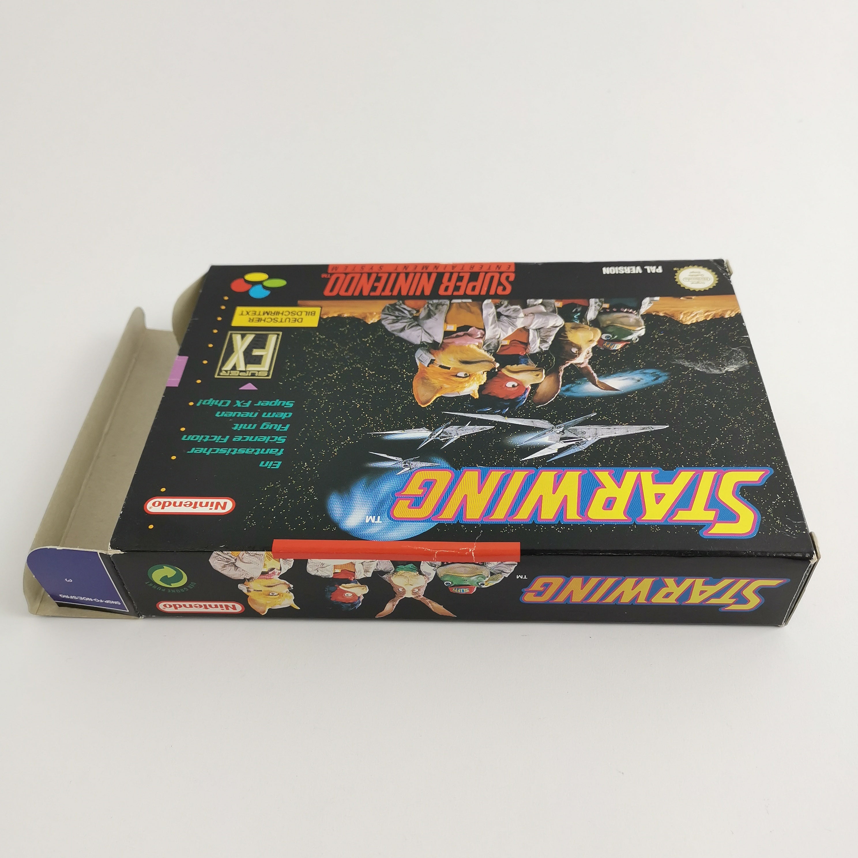 Super Nintendo Spiel : Starwing - OVP & Anleitung | SNES PAL NOE/SFRG