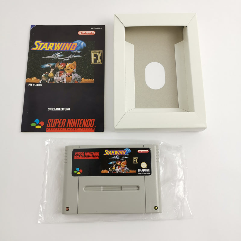 Super Nintendo Spiel : Starwing - OVP & Anleitung | SNES PAL NOE/SFRG