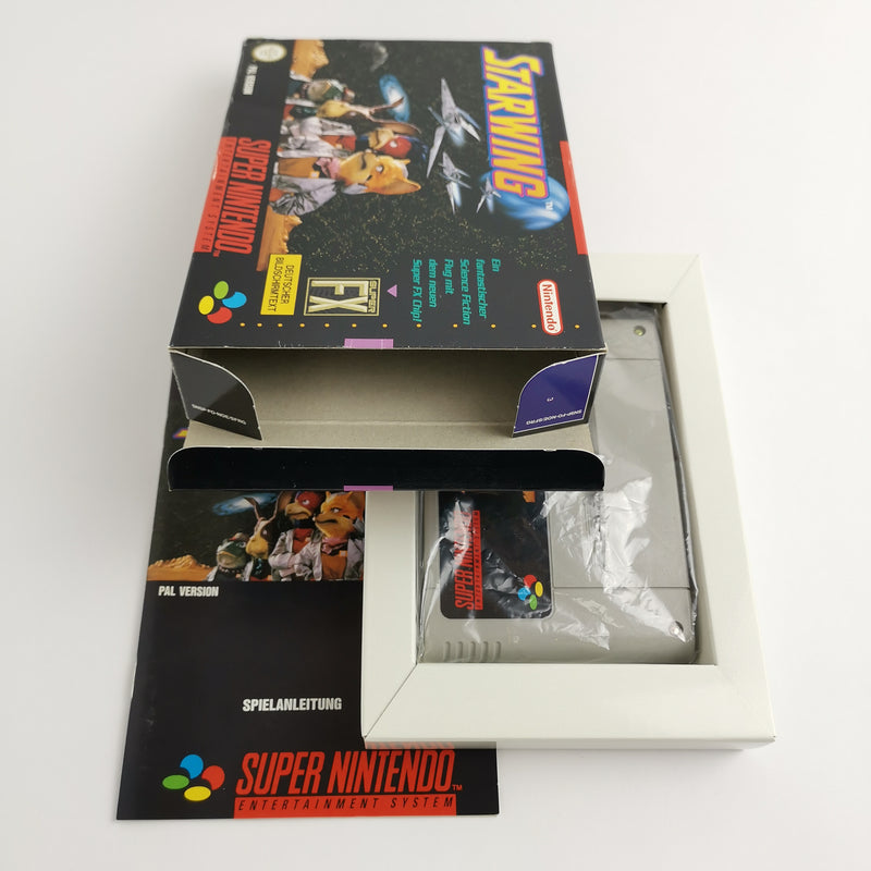 Super Nintendo Spiel : Starwing - OVP & Anleitung | SNES PAL NOE/SFRG