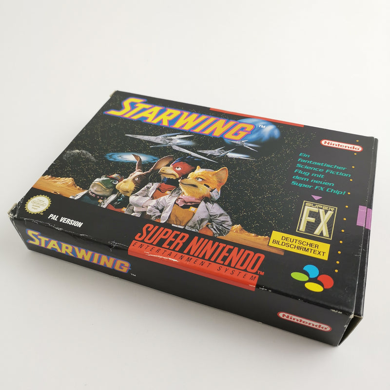 Super Nintendo Spiel : Starwing - OVP & Anleitung | SNES PAL NOE/SFRG