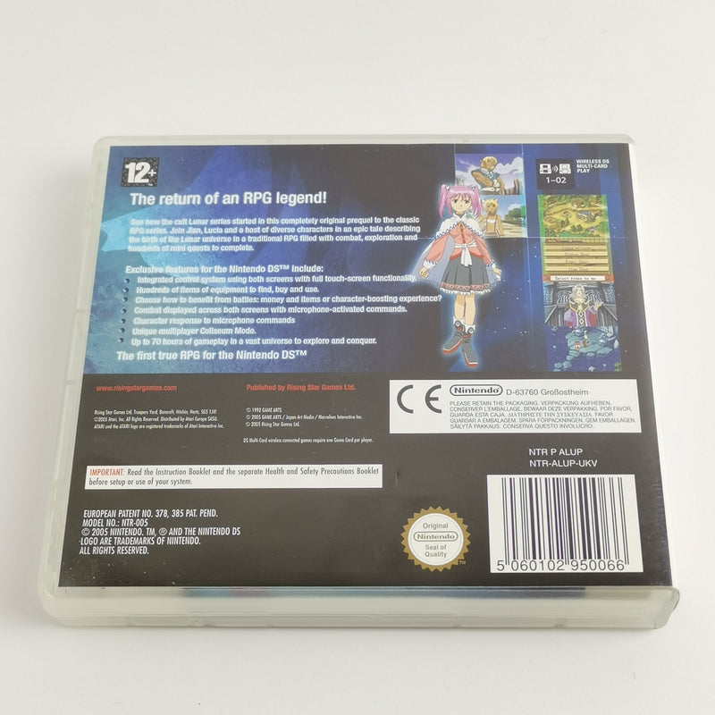 Nintendo DS game: Lunar Genesis - original packaging &amp; instructions | Atari - 3ds comp. PAL