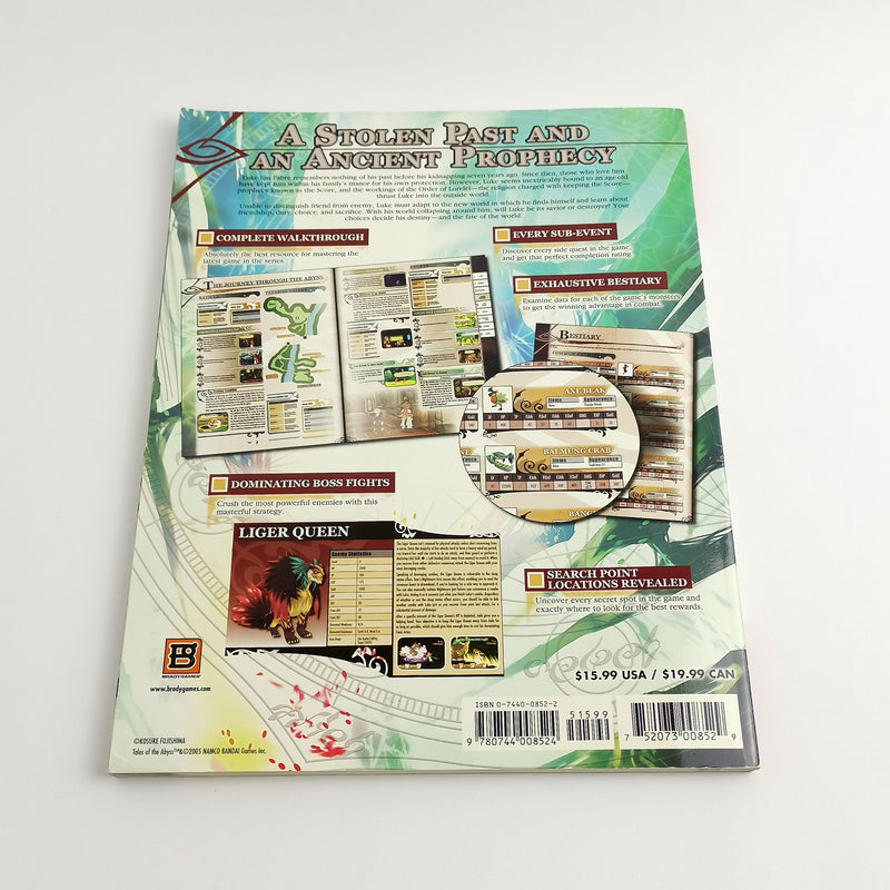 Nintendo 3DS Game: Tales of The Abyss (PAL) + Bradygames Strategy Guide (USA)