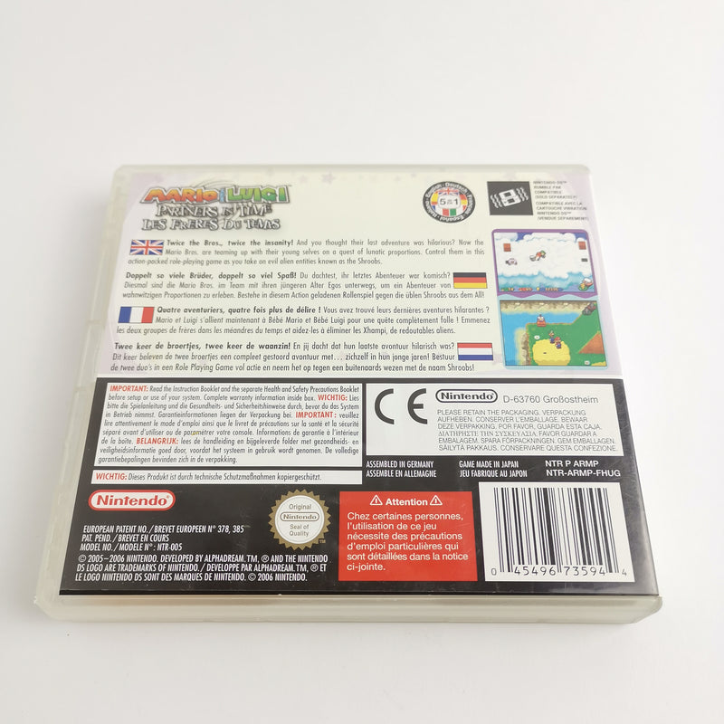 Nintendo DS Spiel : Mario & Luigi Partners in Time + Official Guide (USA) | OVP