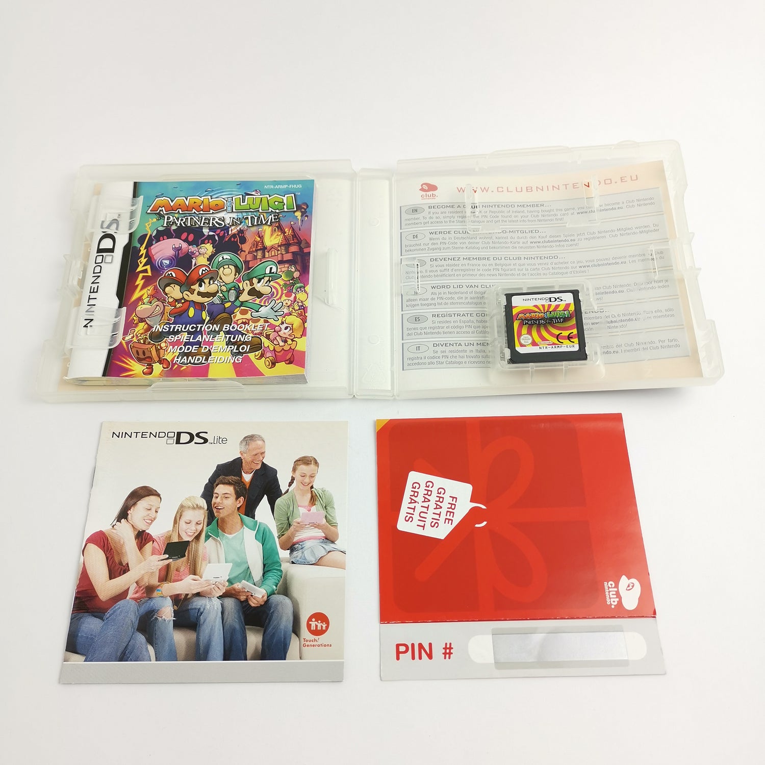 Nintendo DS Game: Mario & Luigi Partners in Time + Official Guide (USA) | Original packaging