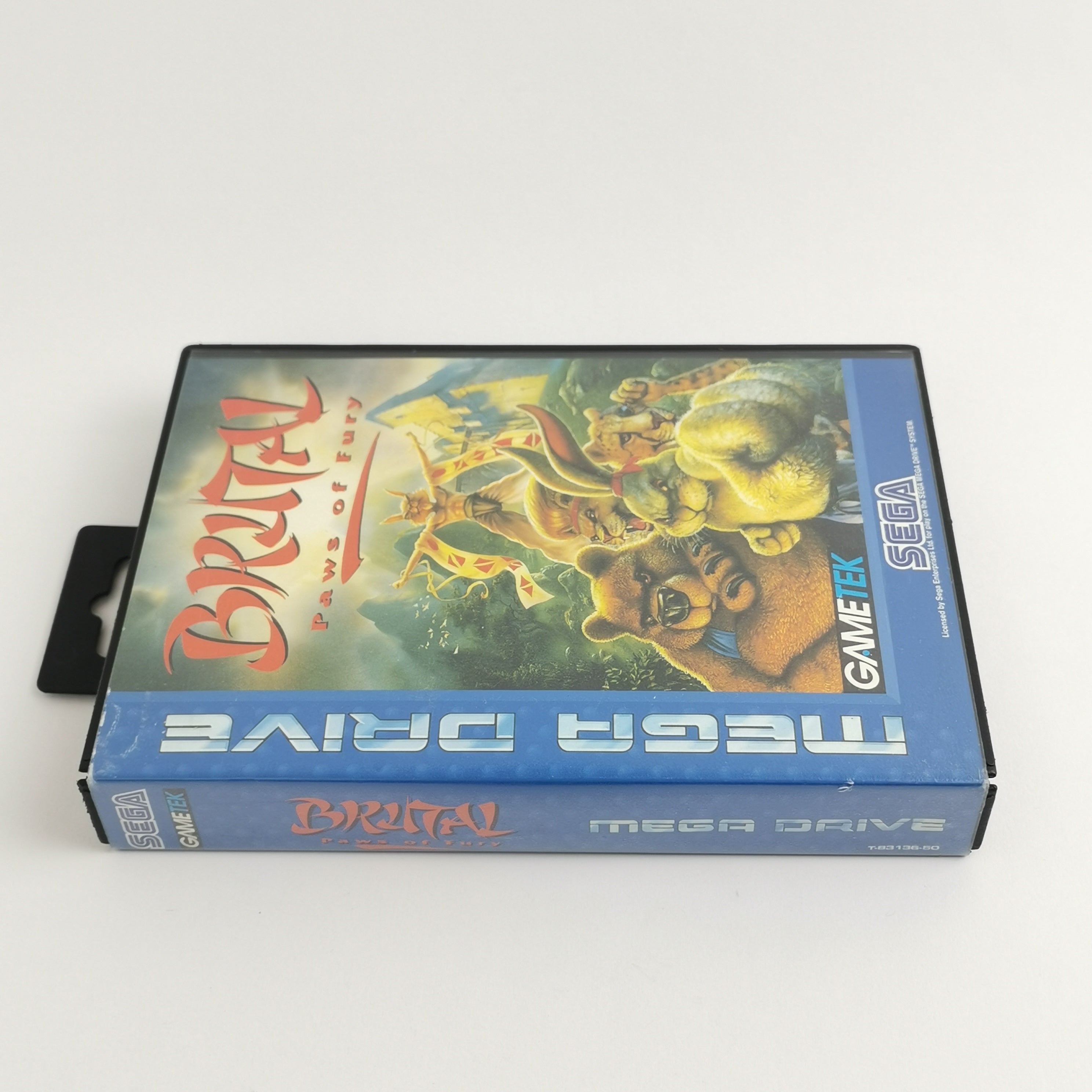 Sega Mega Drive Spiel : Brutal Paws of Fury - OVP & Anleitung | MD PAL
