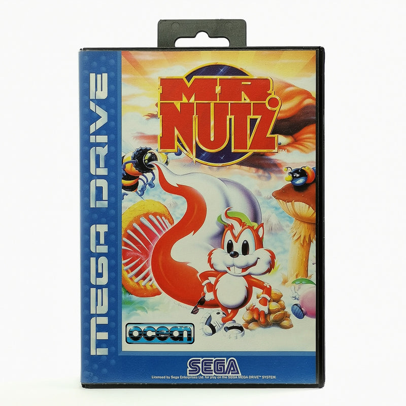 Sega Mega Drive Game: MR. Utility - original packaging &amp; instructions | MD PAL - 16-bit cartridge