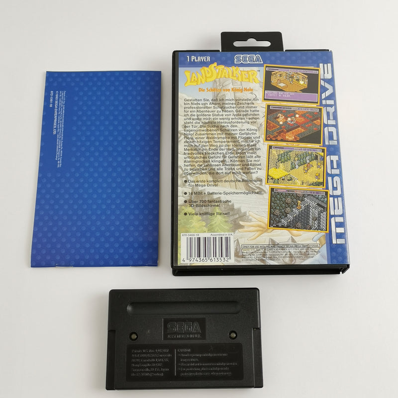 Sega Mega Drive Game: Landstalker - Original Packaging &amp; Instructions | MD PAL 16-bit *as good as new
